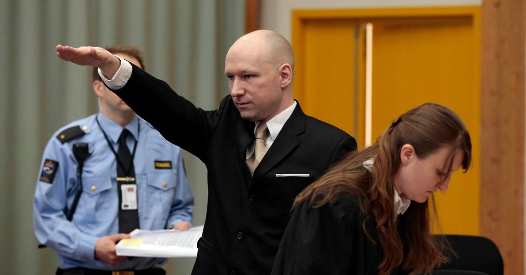 Anders Breivik in Court